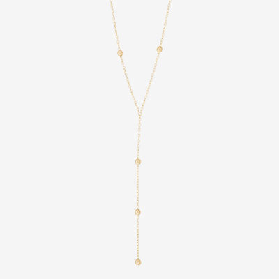Gold Addiction Womens 10K Gold 18 Inch Y Necklace