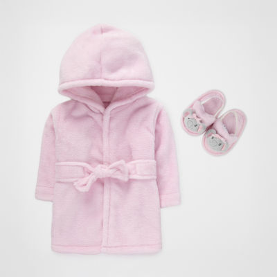 Baby Essentials 0-9 Month Baby Girls Knee Length Long Sleeve Robe