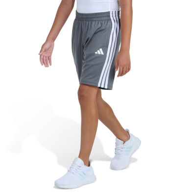 adidas Big Kid Boys Adjustable Waist Mid Rise Knit Pull-On Short
