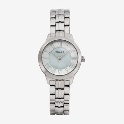Timex Womens Silver Tone Bracelet Watch Tw2y38400jt