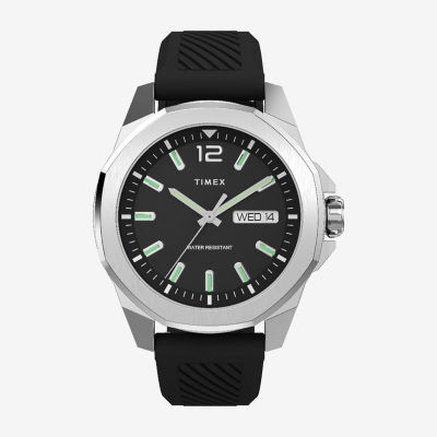 Timex Mens Black Strap Watch