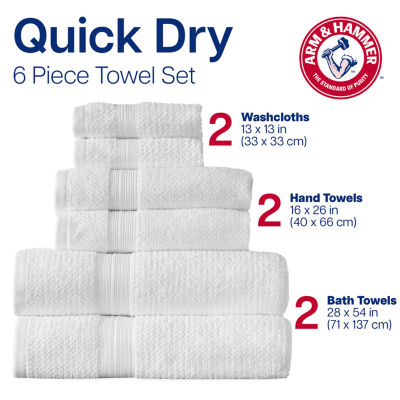 ARM & HAMMER™ Quick Dry Bath Towel Set