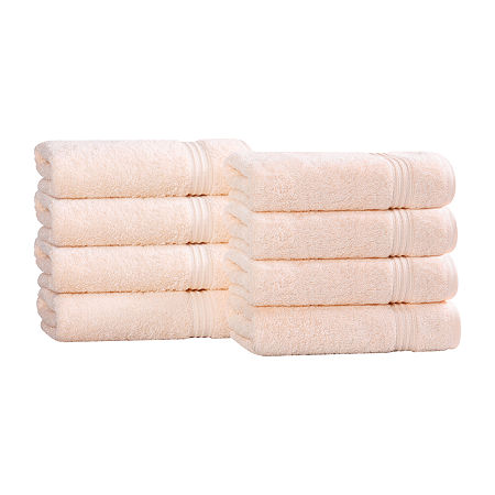 Superior Heritage Collection | 100% Egyptian Cotton 6-pc. Solid Hand Towel In Pink