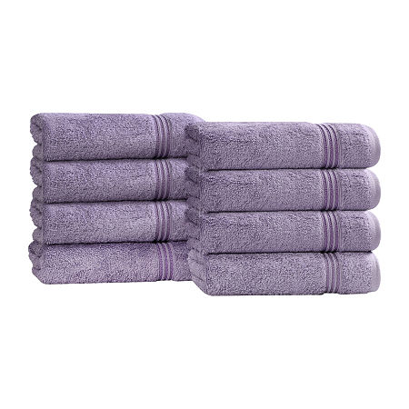 Superior Heritage Collection | 100% Egyptian Cotton 6-pc. Solid Hand Towel In Purple
