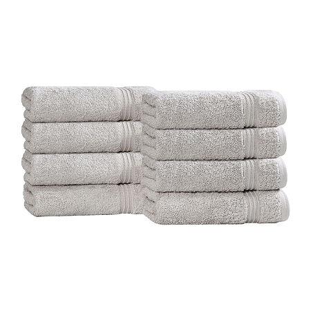 Superior Heritage Collection | 100% Egyptian Cotton 6-pc. Solid Hand Towel In Silver