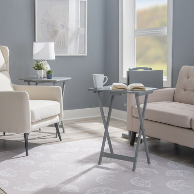 Compass 5-Piece Tv Tray Table Set