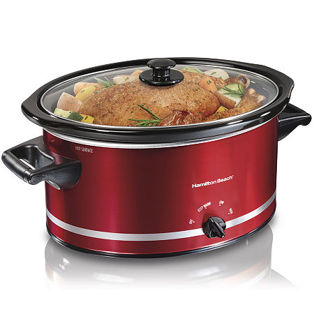 Hamilton Beach 8-qt. Oval Slow Cooker, One Size, Red