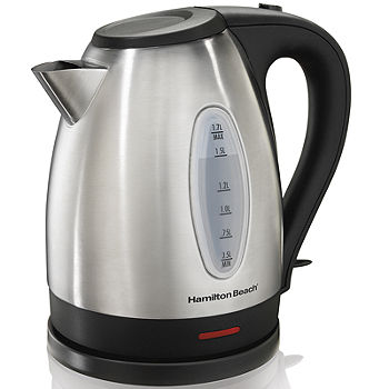 Hamilton Beach® 1.7-Liter Stainless Steel Electric Kettle, Color: Stainless