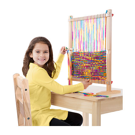 Melissa & Doug Multi-Craft Weaving Loom Craft Kit, One Size, Multiple Colors