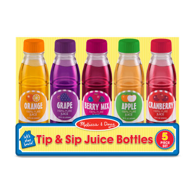 Melissa & Doug Tip & Sip Toy Juice Bottles