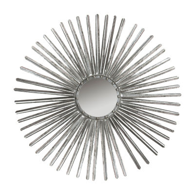 Safavieh Shanira Silver Wall Mount Sunburst Wall Mirror