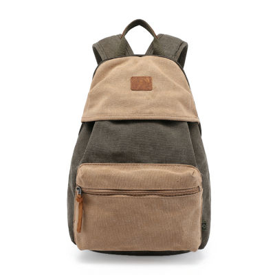 TSD Brand Trail Tree Double Canvas Laptop Backpack