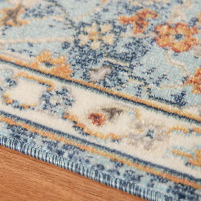 Amer Rugs Bethleham Cerr Floral Floral Indoor Outdoor Rectangular Accent Rug