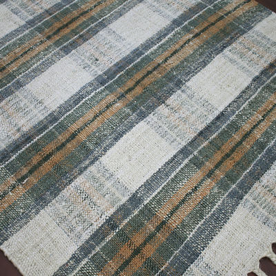 Amer Rugs Hermoppa Osu Plaid Flatweave Reversible Indoor Rectangular Accent Rug