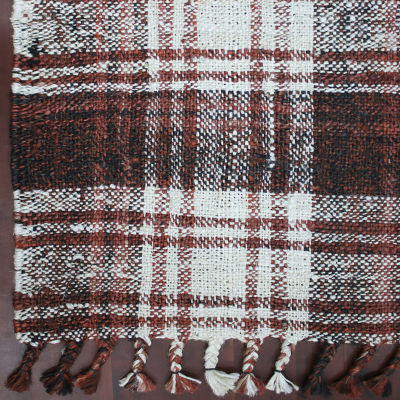 Amer Rugs Hermoppa Xan Plaid Flatweave Plaid Reversible Indoor Rectangular Accent Rug