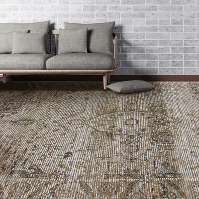 Amer Rugs Prenell Hatha Farmhouse Serapi Bordered Indoor Rectangular Accent Rug