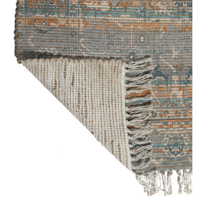 Amer Rugs Prenell Rani Farmhouse Serapi Medallion Indoor Rectangular Accent Rug