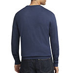 Van Heusen Mens Crew Neck Long Sleeve Pullover Sweater