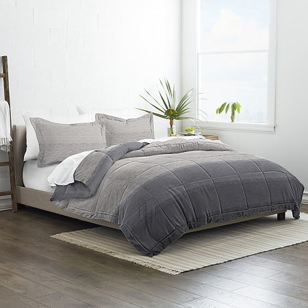 Casual Comfort Gray Ombre Down-Alternative Comforter, One Size, Gray