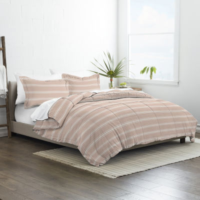 Casual Comfort Soft Stripe Reversible Down-Alternative Comforter