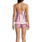 Ambrielle Womens Sleeveless 2-pc. Shorts Pajama Set