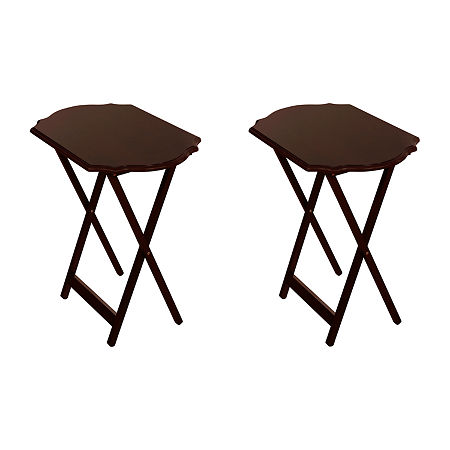 Laney Living Room Collection 2-pc. TV Tray Table, One Size, Brown