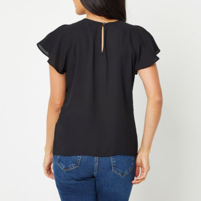 jcpenney petite tops