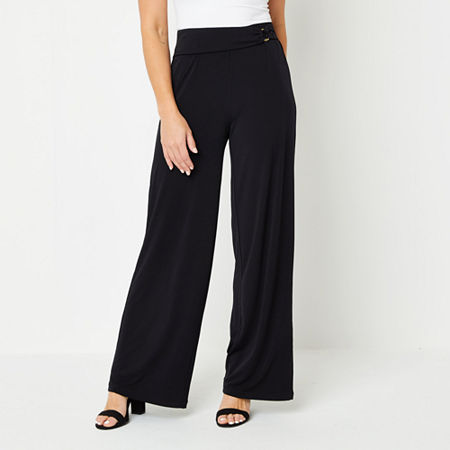  Bold Elements Womens Mid Rise Wide Leg Pull-On Pants