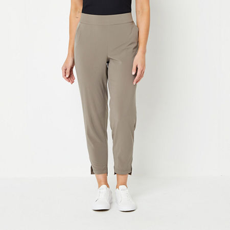  Stylus Womens Mid Rise Tapered Pull-On Pants