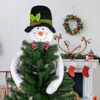 Northlight 25" Plush Snowman Unlit Christmas Tree Topper