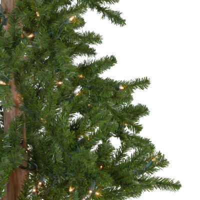 Northlight Set Of 3 Slim Artificial 6 Foot Pre-Lit Pine Christmas Tree