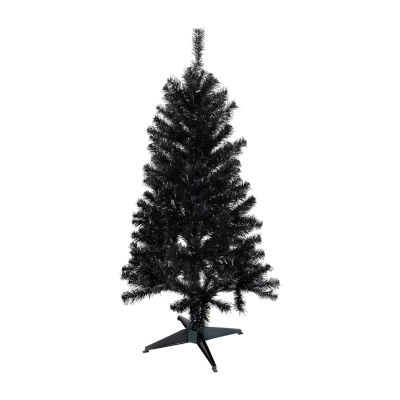 Northlight Holographic Brown Slim Artificial Tinsel Unlit 4 Foot Christmas Tree