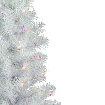 Northlight Rockport White Artificial Clear Lights Foot Pre-Lit Pine Christmas Tree