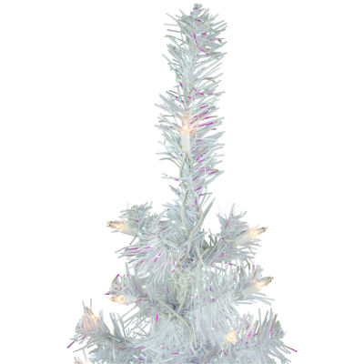 Northlight Rockport White Artificial Clear Lights Foot Pre-Lit Pine Christmas Tree