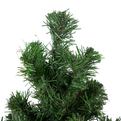 Northlight Potted Mini Medium Artificial Unlit 1 1/2 Feet Pine Christmas Tree