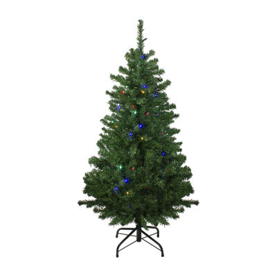 Northlight Mixed Classic Medium Artificial Multi Led Lights 4 Foot Pre-Lit Pine Christmas Tree