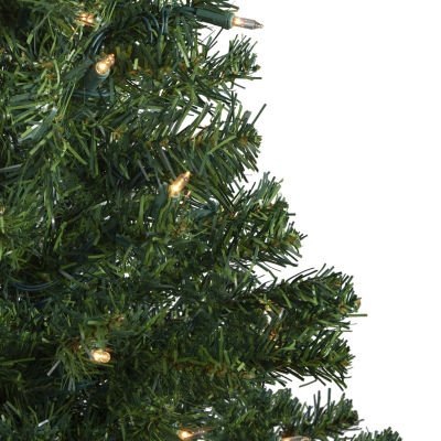 Northlight Medium Mixed Classic Artificial Clear Lights 3 Foot Pre-Lit Pine Christmas Tree
