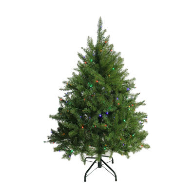 Northlight Full Northern Artificial Multicolor Led Lights 4 Foot Pre-Lit Pine Christmas Tree
