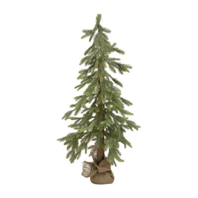 Northlight Jute Base Decoration 4 Foot Pine Christmas Tree