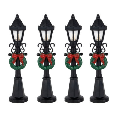 Northlight 4.75" Street Lamps Display Pieces 4-pc. Christmas Village