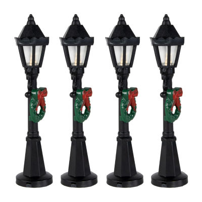 Northlight 4.75" Street Lamps Display Pieces 4-pc. Christmas Village