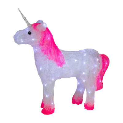 Northlight "23" Commercial Grade Acrylic Unicorn Display Decoration" Christmas Yard Art