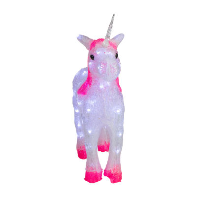 Northlight "23" Commercial Grade Acrylic Unicorn Display Decoration" Christmas Yard Art