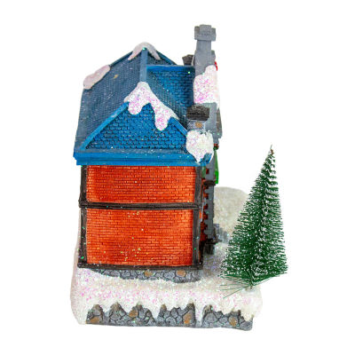 Northlight 7" Red Led Post Office Decoration Christmas Village