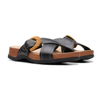 Clarks Reileigh Bay Womens Adjustable Strap Footbed Sandals