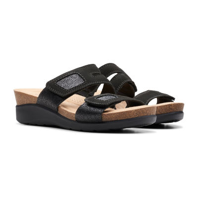 Clarks Womens Calenne Maye Wedge Sandals