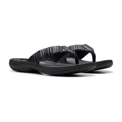 Clarks Womens Breeze Rae Flip-Flops