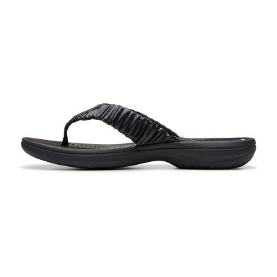 Clarks Womens Breeze Rae Flip-Flops