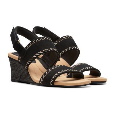 Clarks Womens Kyarra Rose Wedge Sandals