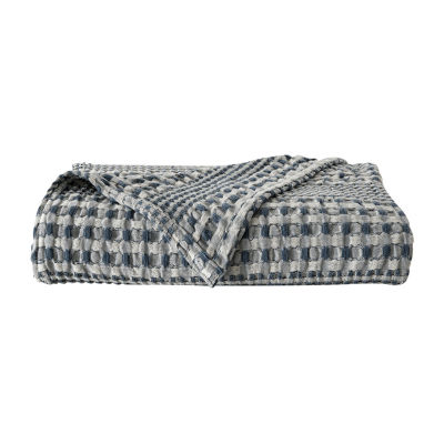 Linery All Season Waffle Weave Super Soft Reversible Lightweight Throw